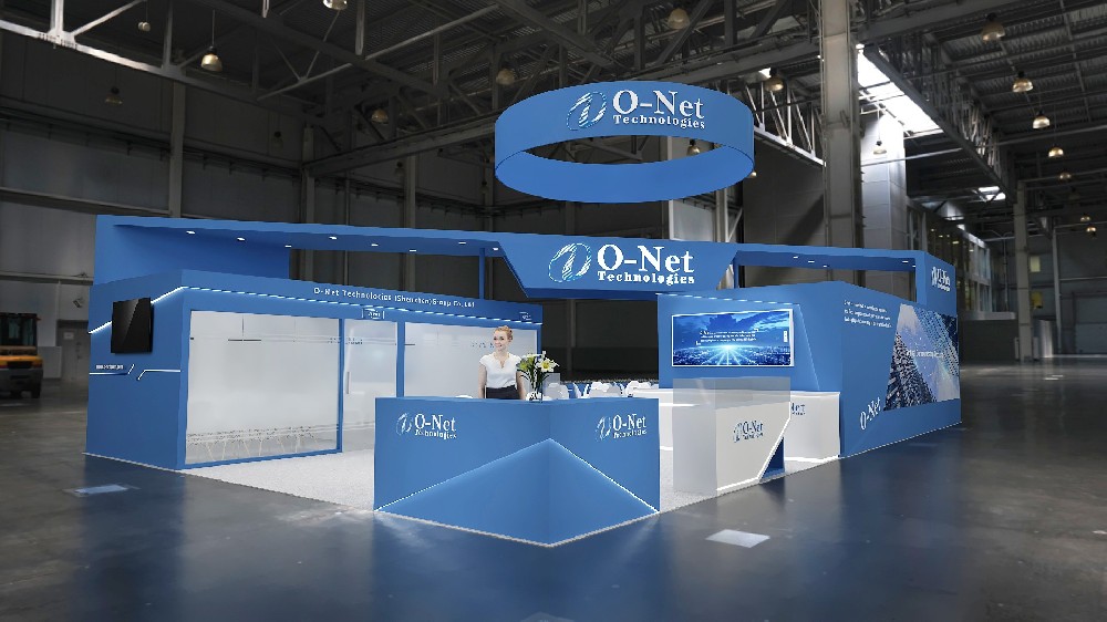 美国展台设计搭建（光纤通讯展）